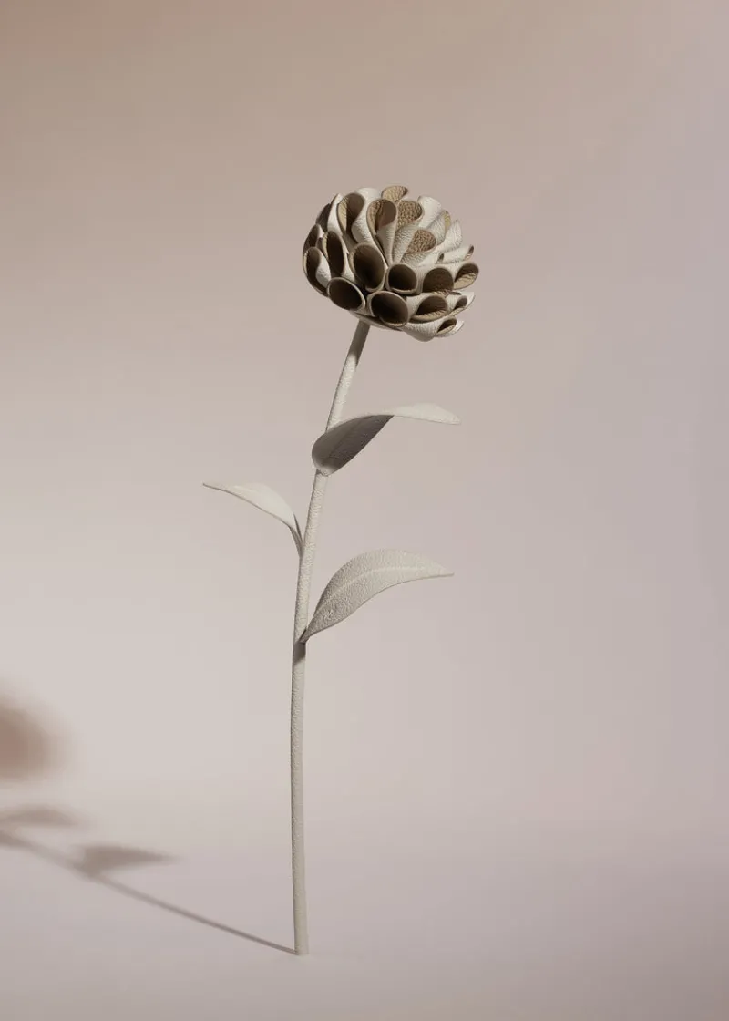 Polène Blume Dalium< Blumen Aus Leder