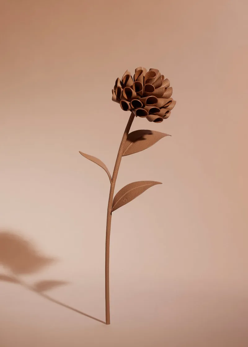 Polène Blume Dalium< Blumen Aus Leder
