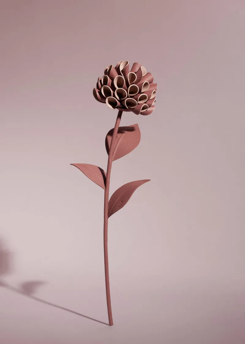 Polène Blume Dalium< Blumen Aus Leder