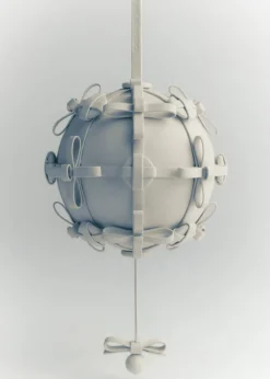 Polène Button Bow Sphere< Minitaschen