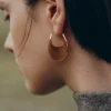 Polène Schmale Creolen Éole< Ohrringe